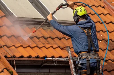 Démoussage et hydrofuge de toiture à Bruch